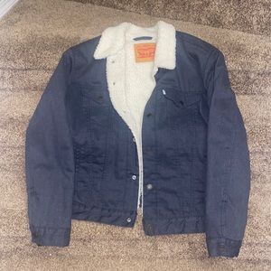 Mens Levi’s Sherpa lined denim jacket
